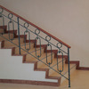 ロートアイアンによる階段の装飾手摺⑥