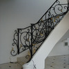 ロートアイアンによる階段の装飾手摺⑮