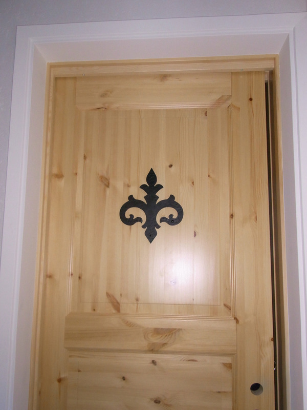 ロートアイアンのドア飾り ・ 内装インテリア・ 家具・ドア 